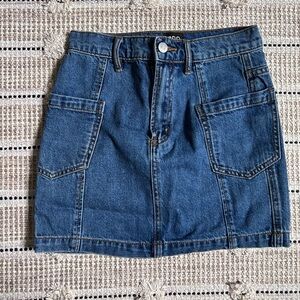 BDG Urban Outfitters High Waist Jean Mini Skirt
